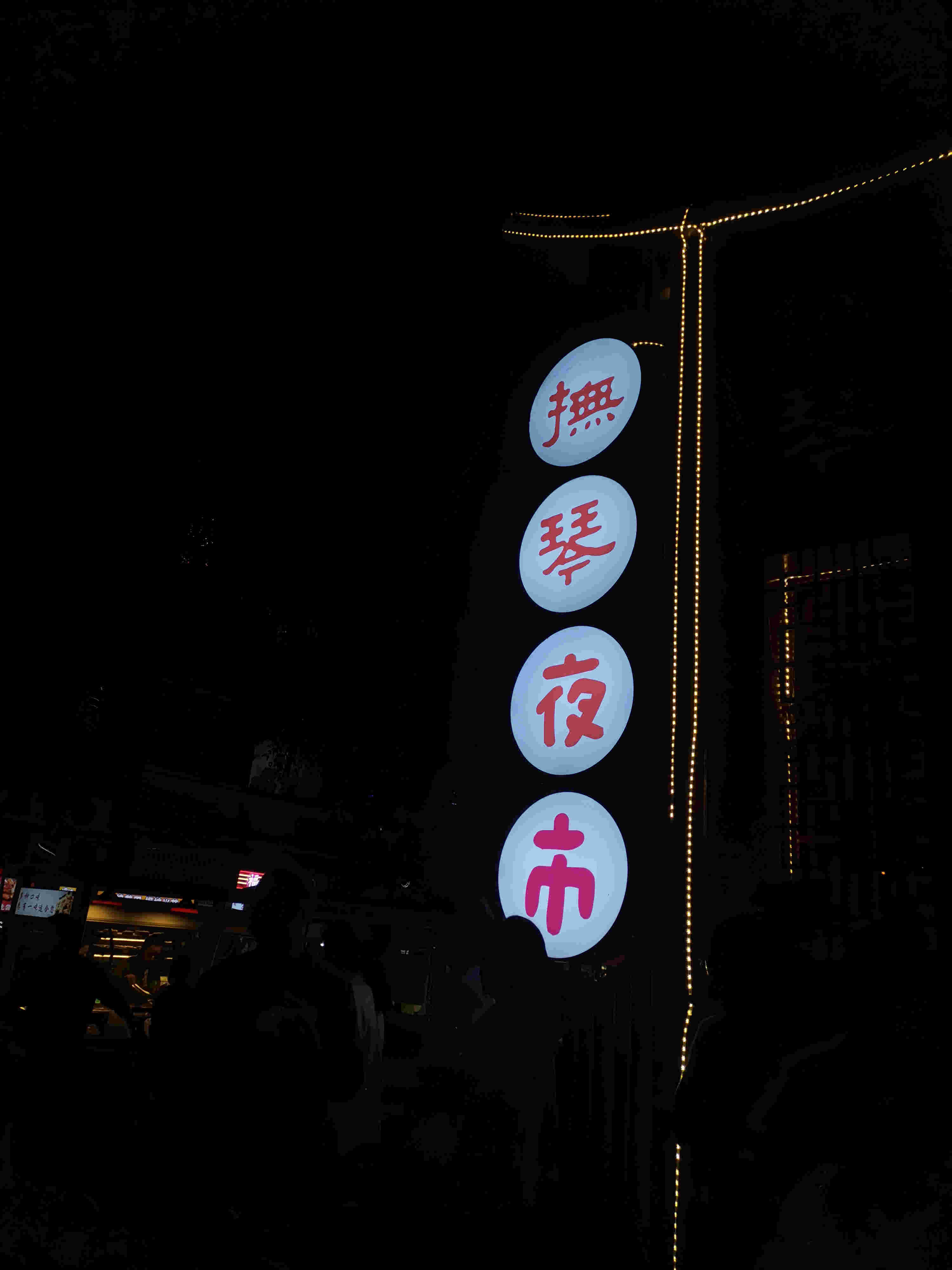 抚琴夜市